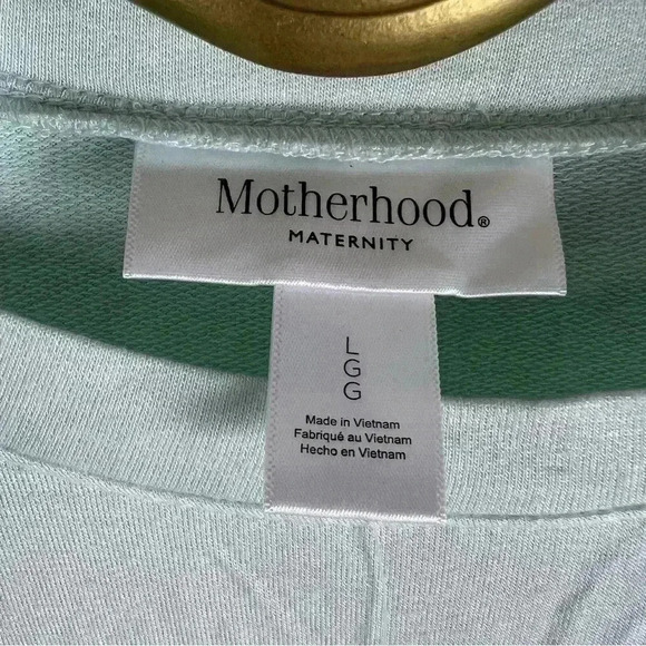 Motherhood maternity mint green long sleeve top - Picture 9 of 9